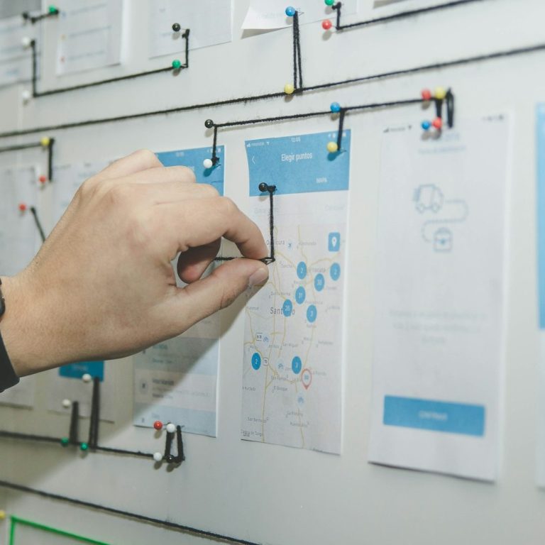 Image de processus modélisés sur un tableau